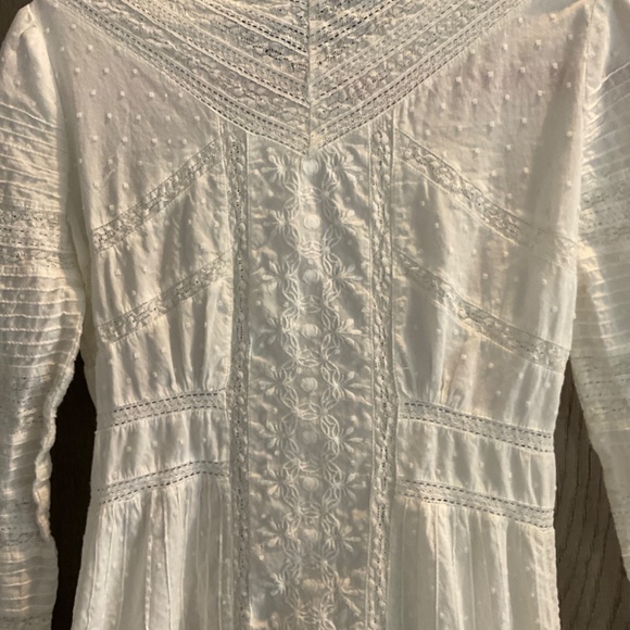 🔥LOVE SHACK FANCY ANTIQUE WHITE LAWN DRESS🔥 - Picture 11 of 14